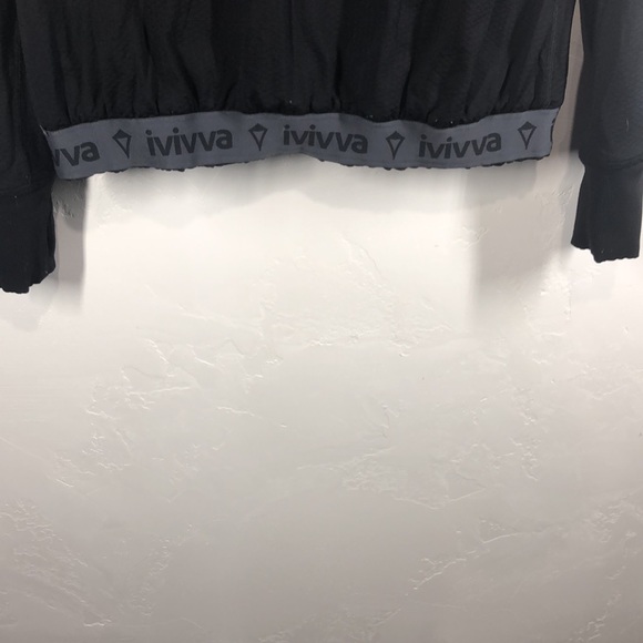 Ivivva Lululemon black and white reversible jacket size 14 - Picture 15 of 16